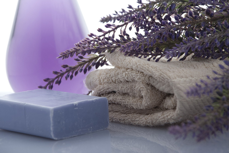 lavender soap and bath towels lavender soap and bath towels